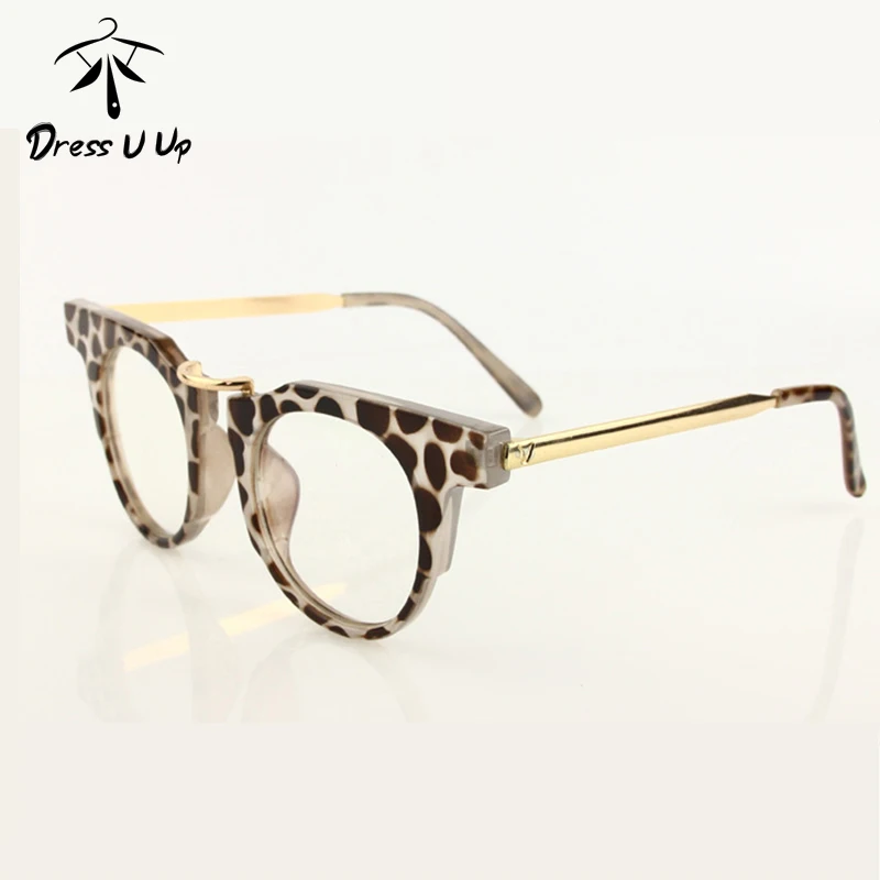 DRESSUUP Optical Eye Glasses Women Round Retro Glasses ...