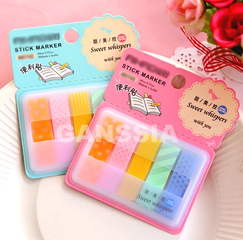 1 шт./лот Kawaii dots Memo Pads sticky note горячая Распродажа блокнот-маркер escolar Канцтовары для