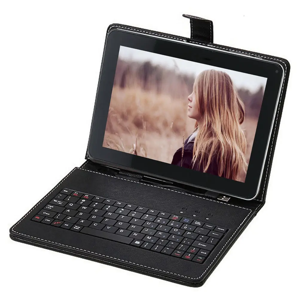 Tablet Pc book reader 10  inch Quad Core Android 4.4 HD Quad Core Tablet PC 8G1G Dual Camera Wifi HDMI+Keyboard  as gift