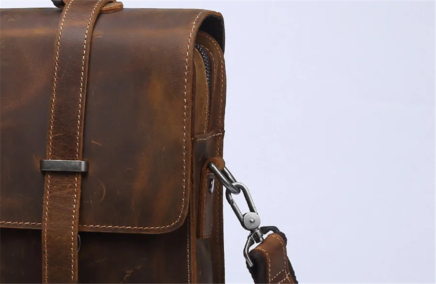 Мужской портфель crazy horse кожаный мужской деловой для восстановления древних способов сумка для мужчин сумки Сумка для ноутбука