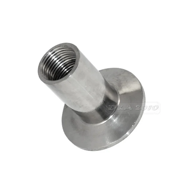 1/2" DN15 Sanitary Female Threaded Ferrule Pipe Fitting Tri Clamp Type SS316 