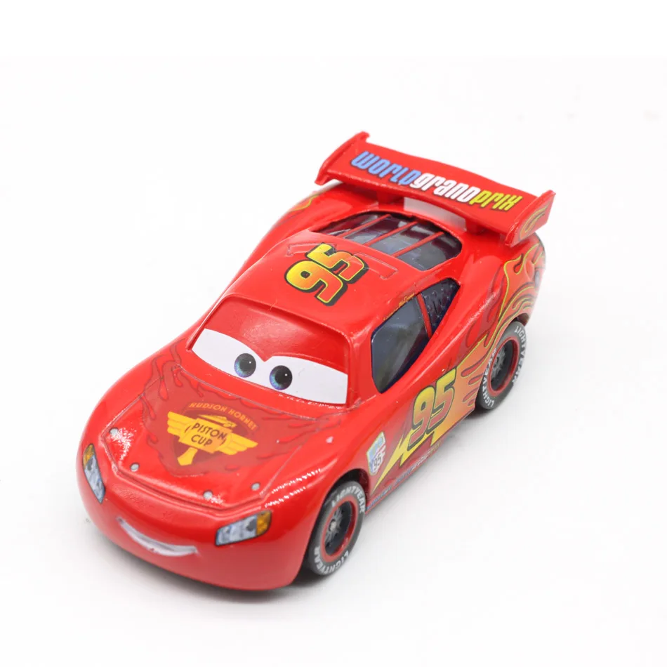 Disney Pixar Cars 2 3 Lightning McQueen нет: 43 ЧИК ХИКС металл литья под давлением игрушечных автомобилей 1:55 Свободные Фирменная Новинка и