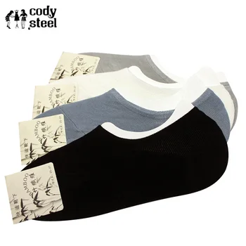 

Cody Steel Bamboo Man's Socks Summer Solid Color Man Fashion Socks All-Match Socks Short Men 5pairs/lot