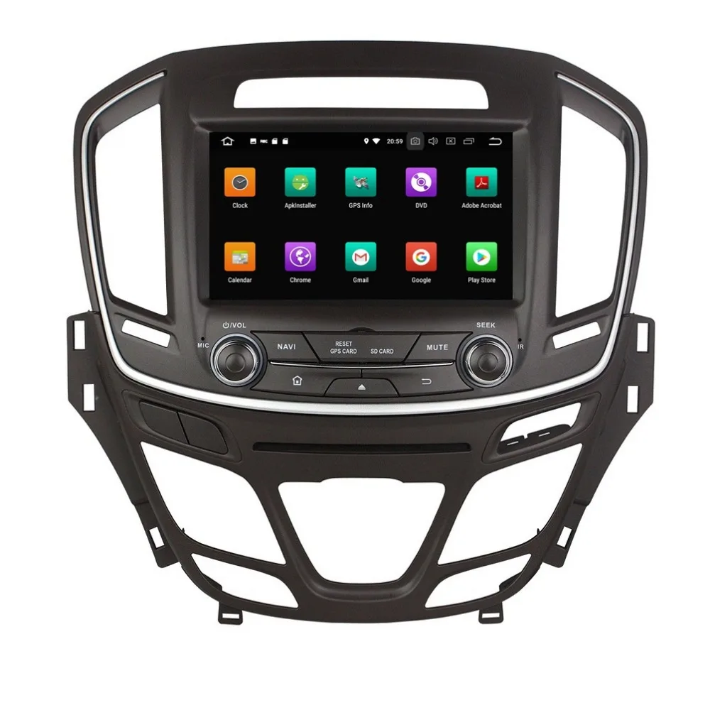 Cheap 4GB RAM 1 din 8" Android 8.0 Car Radio GPS Multimedia Head Unit for Opel INSIGINA 2014 2015 With Bluetooth WIFI USB Mirror-link 3