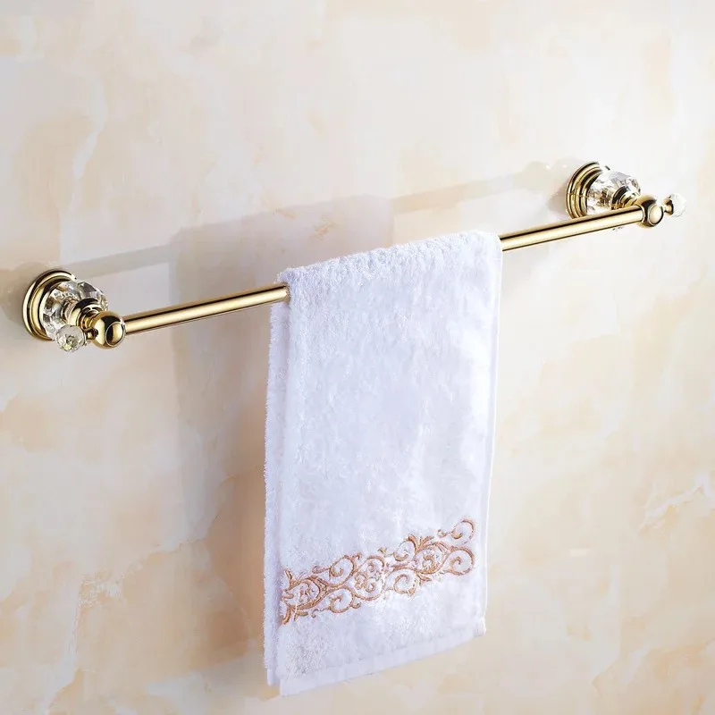 

Golden crystal single Towel Bar,Towel Holder,Gold Finished,Bath Products,Bathroom Accessories towel bars 50cm