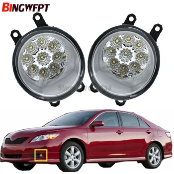 

2PCS LED Fog Lights White Yellow Lamps for Toyota Camry Corolla 2009-2013 Yaris 2006-2013 RAV4 2006-2012 for Lexus RX350/RX450