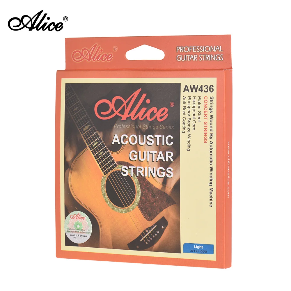 dd 6pcs Accessory for acoustic guitar one set strings