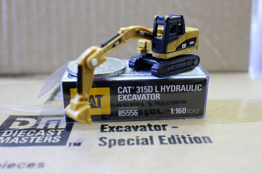 Оригинальная фабрика 1: 160 CAT 315c экскаватор бутик сплав автомобиль игрушки для детей Детские игрушки модель подарок оригинальная коробка