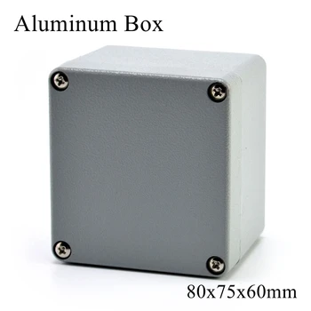 

FA18 80x75x60mm IP65 Waterproof Terminal Metal Aluminum Junction Box Electronic Project Enclosure Instrument Case Outdoor