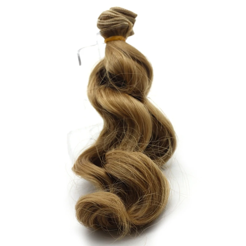 Большая волна ручной работы куклы парики DIY повязка локон волос для кукол аксессуары