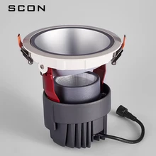 SCON 10 Вт Светодиодный точечный светильник высокого класса для отеля, виллы, встраиваемый потолочный светильник, настенный светильник CREE Ra> 93, Современный внутренний натуральный светильник