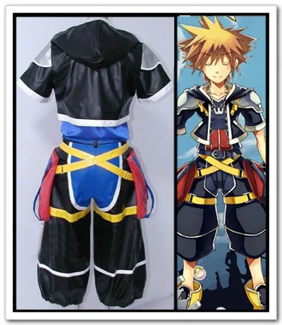 Kingdom Hearts 1 Sora Cosplay Costume