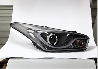Тюнинг автомобилей для фары для hyundai для HB20 светодиодный фара 2013- H7 спрятал би ксеноновая лампа объектив фары спереди свет