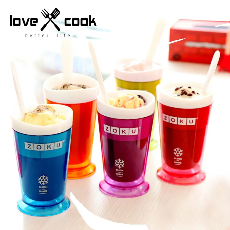 Buy Fashion Ice Cup DIY Ice Cream Cups Fruit Smoothies Cup Household Milkshake