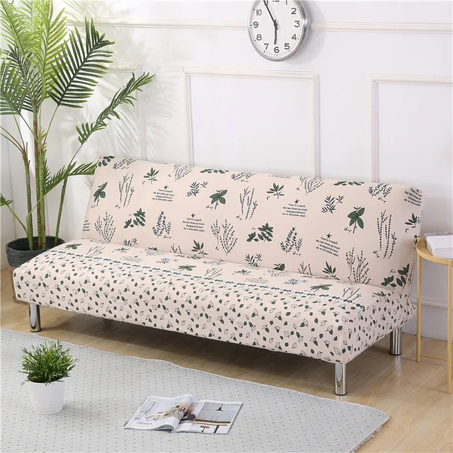 Universal Armless Sofa Bed Cover Folding Slipcover Stretch Universal Armless Sofa Bed Cover Folding Slipcover Stretch Covers Couch Protector Elastic Futon