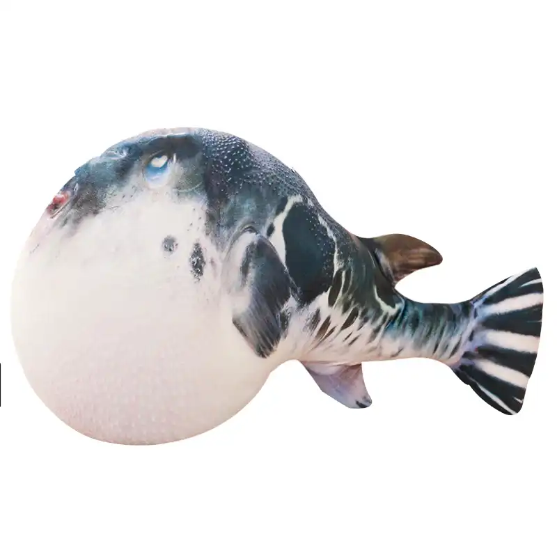 Millffy 1 個フグ魚枕クッション猫のおもちゃシミュレーション魚漫画おもちゃ枕 Toy Pillow Fish Pillowfish Cartoon Aliexpress