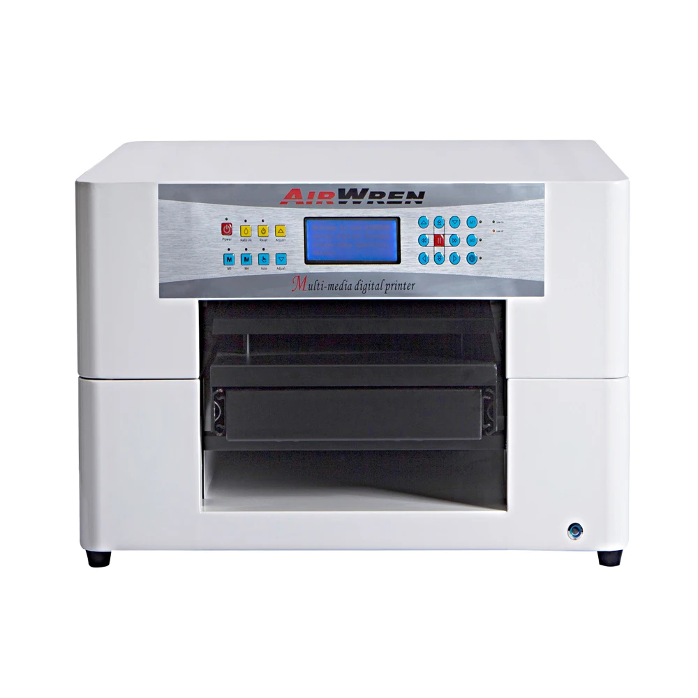 

Airwren A3 Size Flatbed DTG T-shirt Printing Machine with High Resolution Direct to Garment Printer