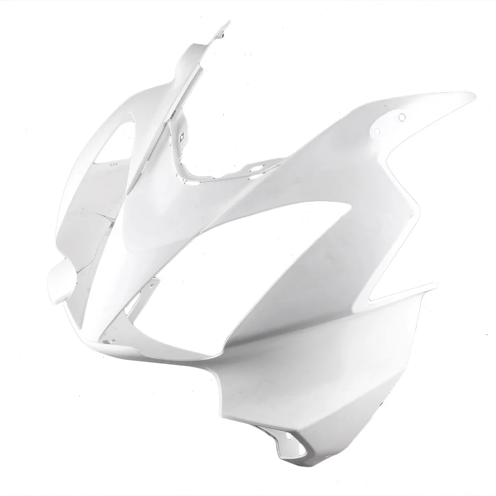 

For Honda VFR800 Upper Front Nose Cowl Fairing 2002-2012 Motorbike Part Accessories Injection Mold ABS Plastic Unpainted White