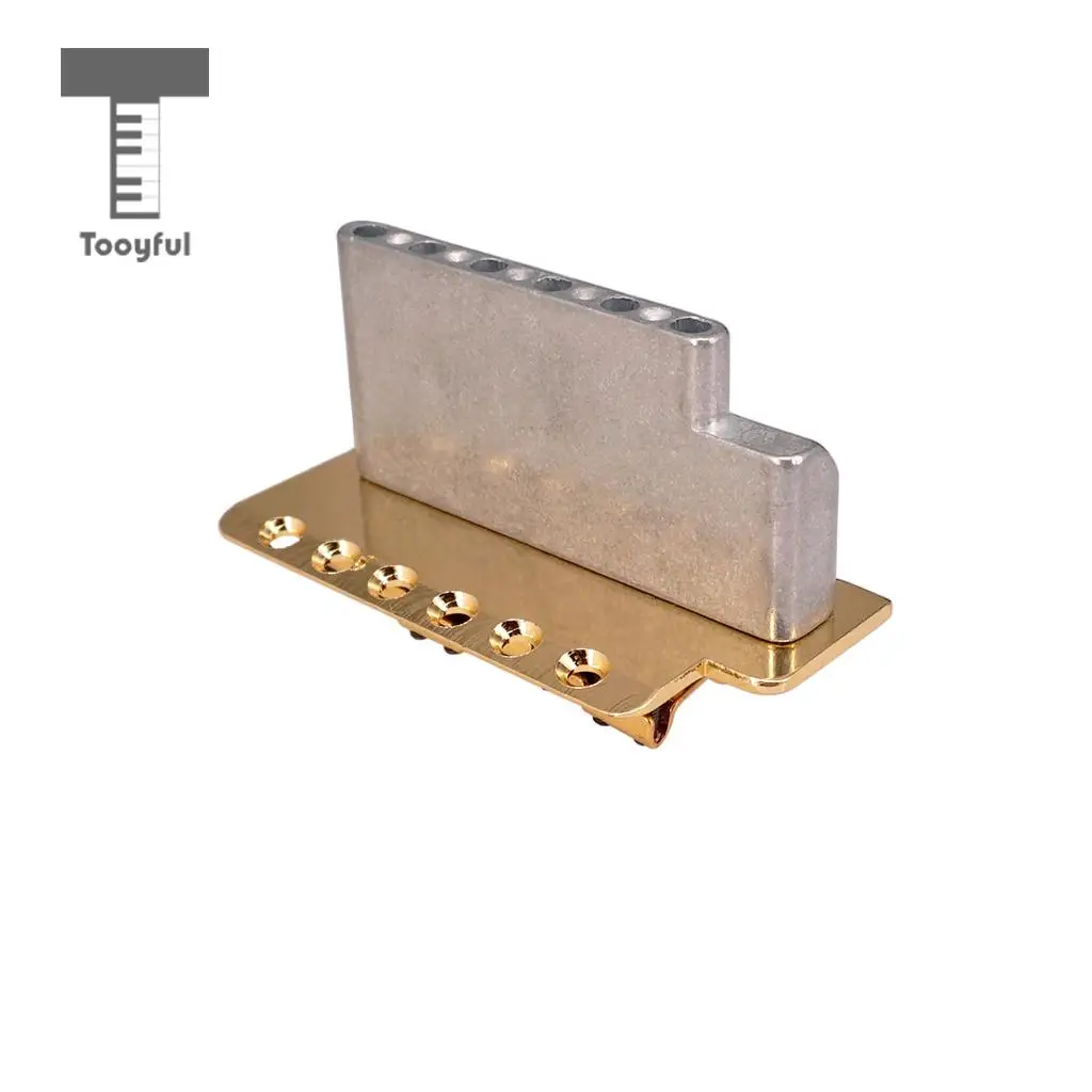 Tooyful 6 String Electric Guitar Roller Saddle Tremolo Bridge System with Whammy Bar for ST SQ
