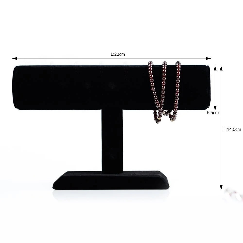Oirlv T-Bar Bracelet Watch Necklace Stand Jewelry Display Holder Jewelry Organizer (2)