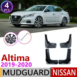 4 шт. переднее заднее крыло автомобиля для Nissan Altima L34 2019-2020 6th 6 щитки, Брызговики щитки аксессуары