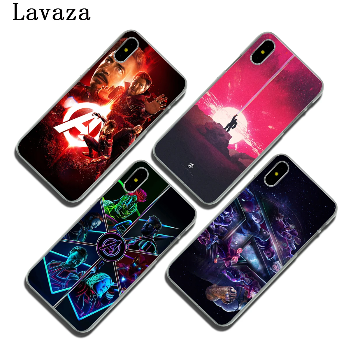 Чехол для телефона с героями мультфильма Мстители бесконечные войны iPhone XR X XS 11 Pro
