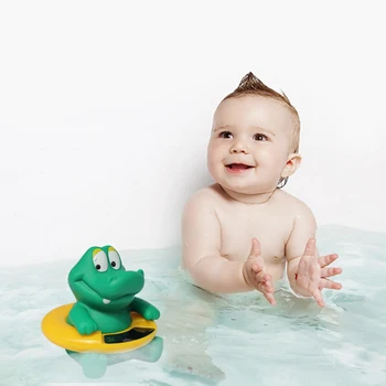 

Baby Water Thermometer Cartoon Bear Infant Bath Thermometer Duck Dinosaur Baby Tub Toy Temperature Tester Kid Bath Toys