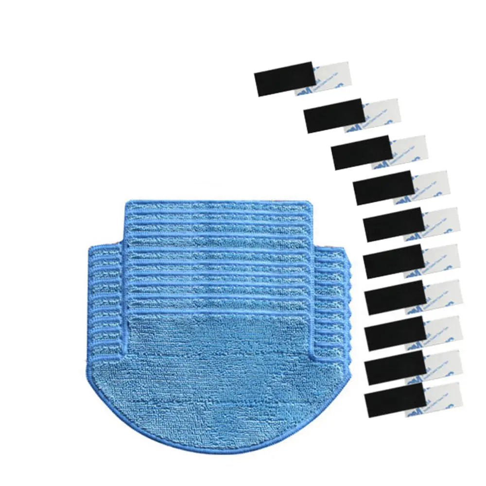 

10pcs/set mop Cloths with magic paste Cleaning robot Spare Part Replacements for Xiaomi Mi Robot Vacuum Cleaner kit Accessories