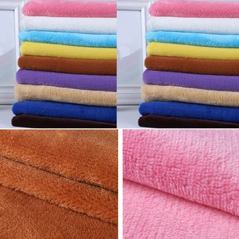 

Fabric coral fleece velvet flannel short fur plush for Handmade Sewing Material Curtain DIY craft quilt cover leisure wear 2
