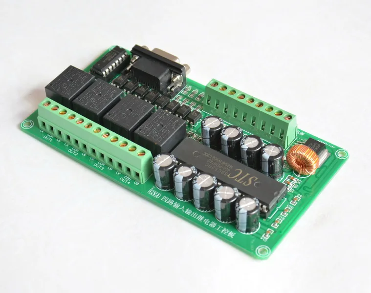 free shipping 24V four input and output isolation relay development board / industrial board