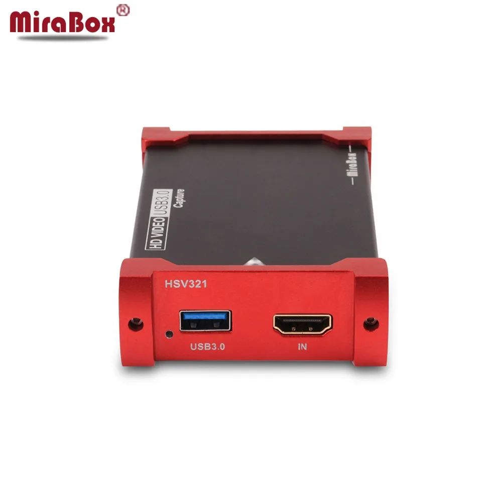 Mirabox hdmi video capture card box support 1080p full hd usb3 0
