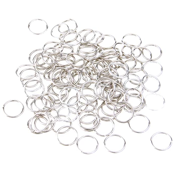 

White K Mixed Color 3/4/5/6/7/8/10/12/20mm Tone Metal Open Jump Rings Necklace With Close Tool Ring DIY Jewelry Making