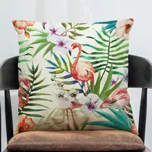 Завод Оптовая Индивидуальные Розовый Фламинго Фламинго Чехлы Home Decor Стул Диван Подушки Крышки 45 см