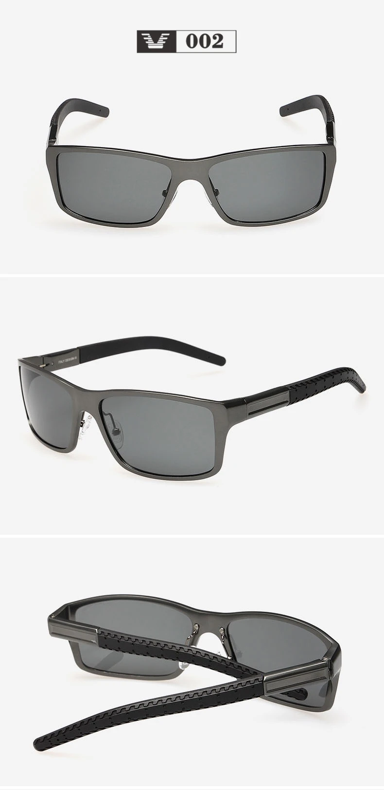 Новинка поляризованные солнцезащитные очки мужские очки солнцезащитные очки для вождения для водителя - Цвет линз: 002
