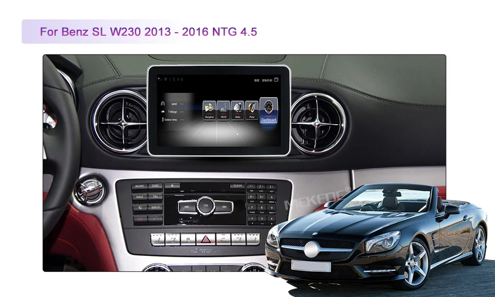 android 7,1 Автомобильный gps dvd-плеер для Mercedes Benz SL W230 2013- 4G WiFi Bluetooth Автомобильный Радио с USB carplay