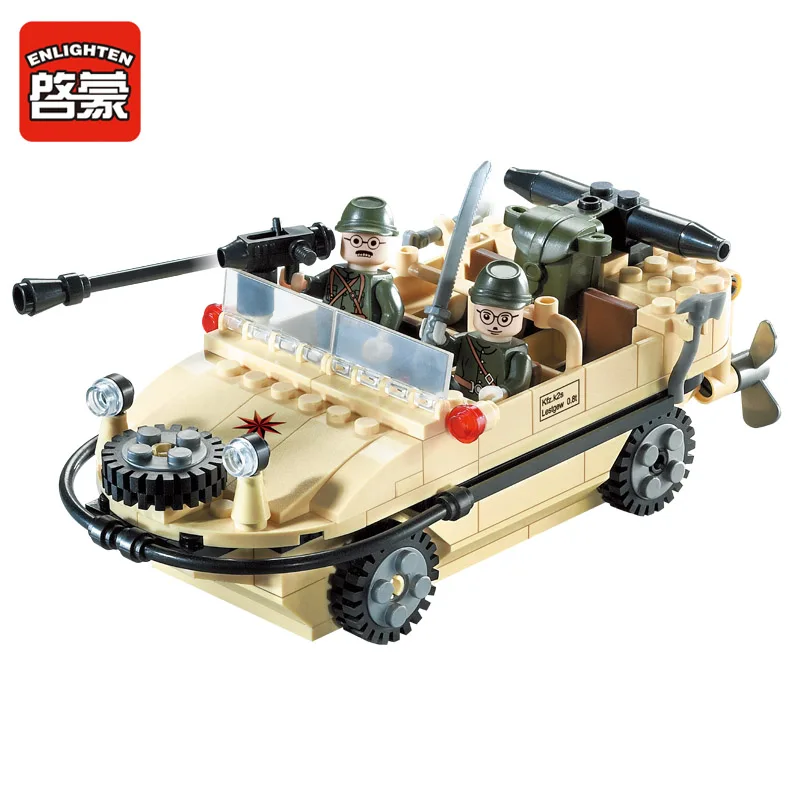 

Enlighten 272Pcs Amphibian Vehicle Building Blocks Set Bricks 3D Construction Toys for Children