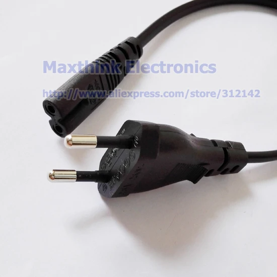 Travel Power Cord For Digital Camera,VDE,DC 2 Pin European Male Plug to