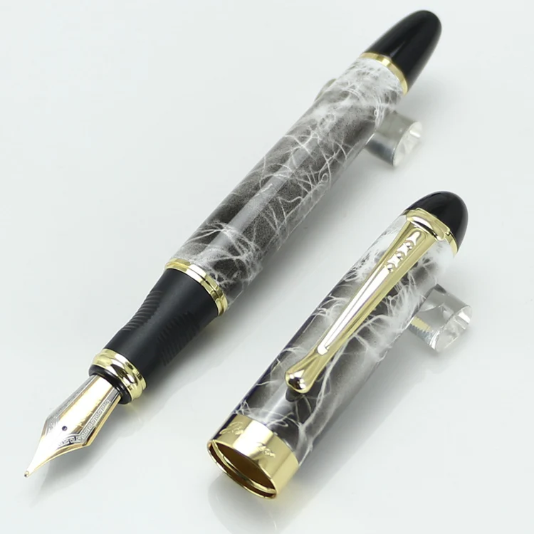 Jinhao X450 самопишущее перо Красный 22 цвета Металлический Золотой зажим роскошные ручки Caneta Канцтовары офисный школьный расходные материалы - Цвет: 14