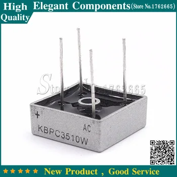 

10Pcs KBPC3510W KBPC3510 35A 1000V 4Pin diode bridge rectifier