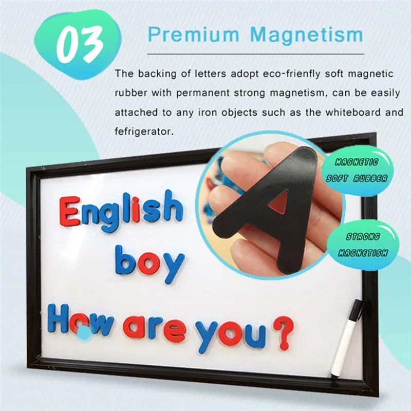 Letras de Espuma Sala de Aula Conjunto com Placa Ortografia e Aprendizagem Brinquedos para Crianças Ímã para Crianças Magnética Alfabetos Meninos 208 Pçs Abc 11 sala de aula conjunto com placa ímã