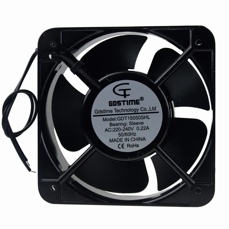 Gdstime 15050 15cm 150mm 150x150x50mm 240V 220V Brushless AC Cooling Ventilation Fanin Fans