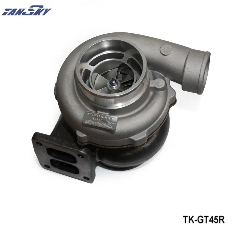 GT45R Turbocharger A/R .70 A/R 1.00 T4 V-band Turbo Oil Cooled TK-GT45R