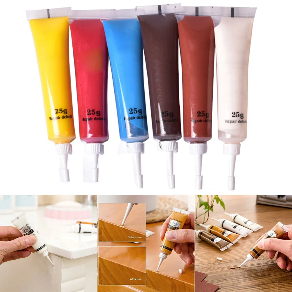 

New Hot 2Pcs Furniture Scratch Fast Remover Solid Wood Refinishing Paste Repair Paint Pen