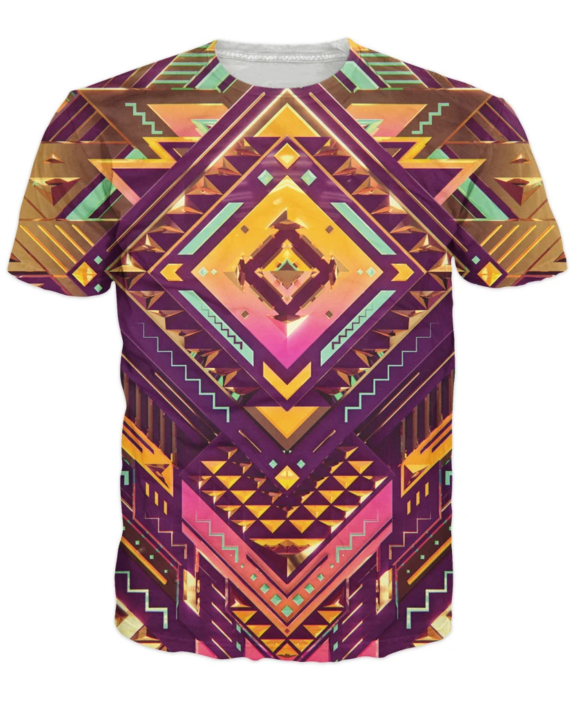 geometric pattern t shirt