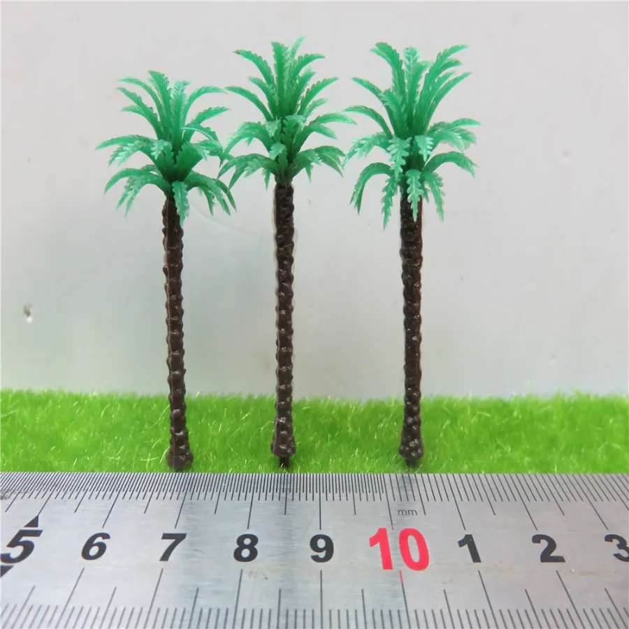 architecture scale model materials artificial miniature palm tree materials03