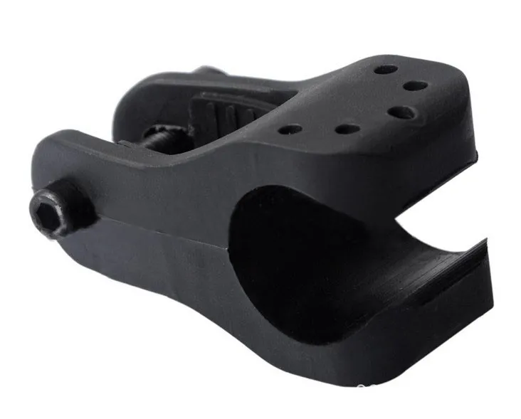 Excellent 22-35mm flexible Bike Flashlight Holder Front light Mount Clip Torch Bracket High quality plastic with stainless steel screw 20 10