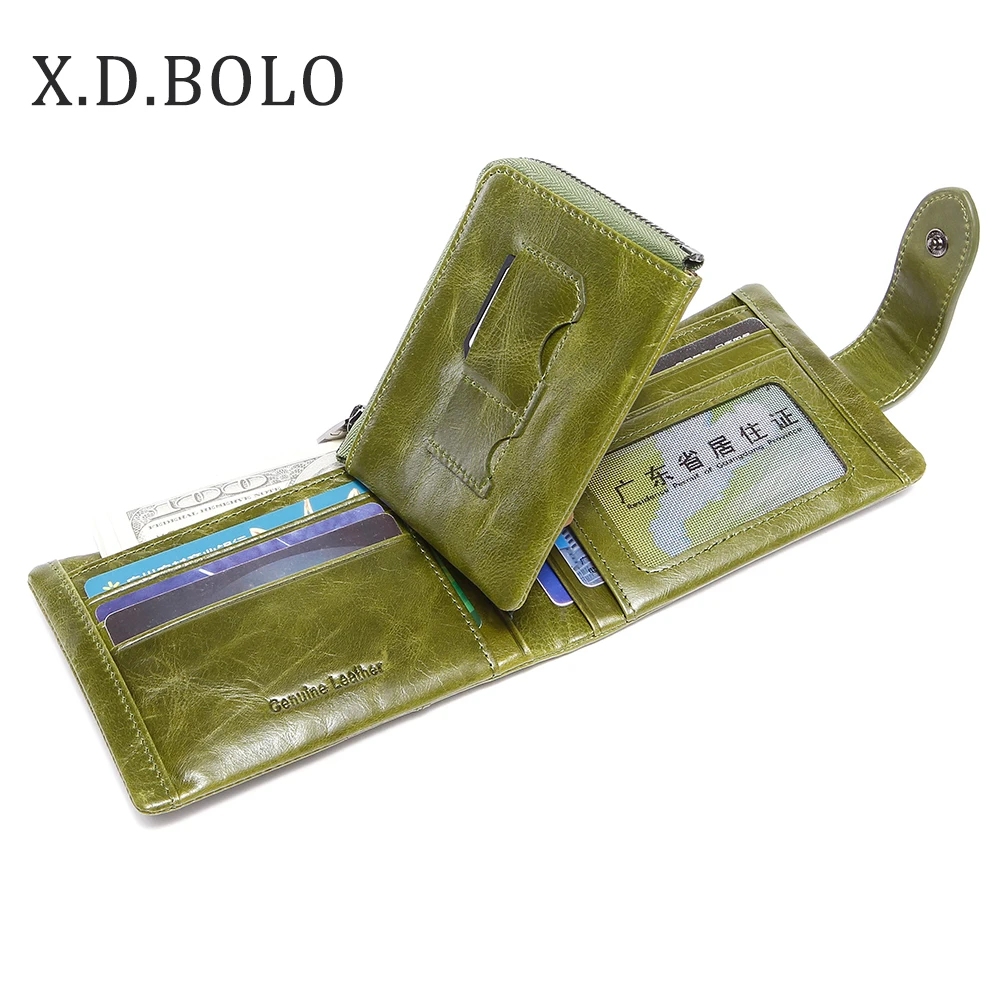 X.D.BOLO короткий женский кошелек Женский с застежкой женские кошельки из