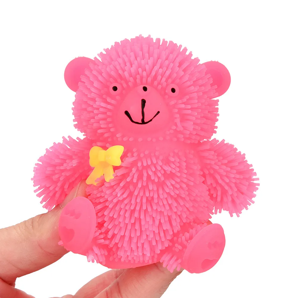 Squishies антистресс новинка мигает фугу милый медведь мягкими снятие стресса игрушки 30S8102 Прямая доставка