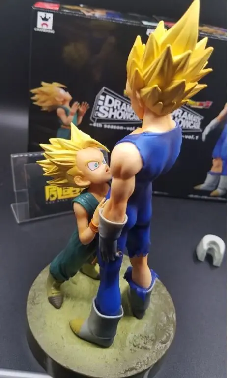 2 шт./компл. Banpresto trunks и Вегета драматический стенд 4-го сезона DRAGON BALL Z фигурка игрушка DS Модель