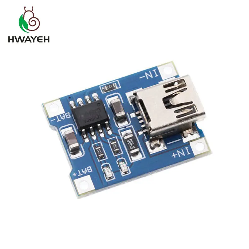

1PCS TP4056 5V Mini USB 1A Lithium Battery Charging Board Charger Module